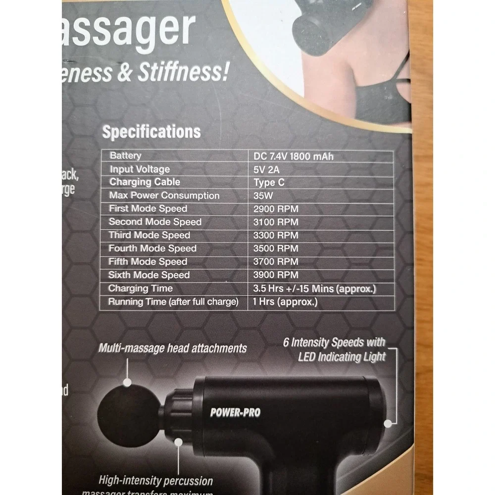 Power-pro Impact Massager NEW Sealed